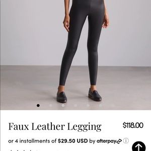 Commando faux leather leggings